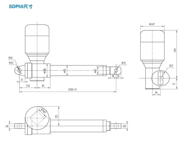 SDP交流電動推杆(圖5)