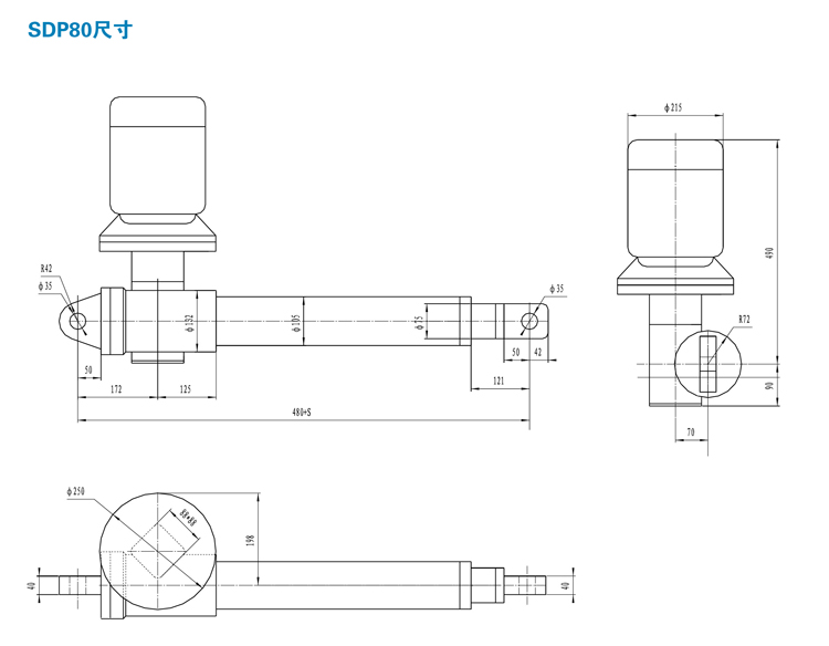 SDP交流電動推杆(圖9)
