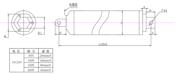 SD50直流電動推杆(圖8)
